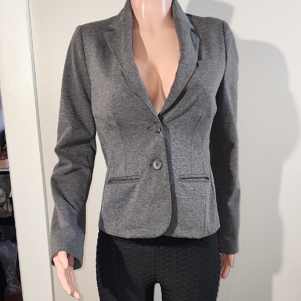 LC Lauren Conrad Charcoal Blazer